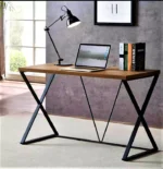 X-Frame Industrial Study Table – MDF with Powder-Coated Steel P#-032 - Image 3