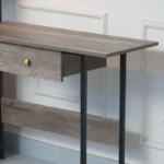 Multifunctional Computer Desk | Writing Table with Attached Side Storage and Display Shelves P#-017 - Image 6