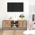 Minimalist TV Unit – Lounge Console & Organizer Table P#059
