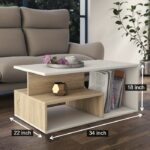 Modern Geometrical MDF Coffee Table - Image 2