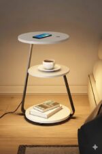 Stylish Rounded Side table for lounge & drawing P#-063