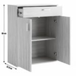 Modern Multi-Purpose Storage Cabinet with Drawer - Image 4