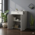 Modern Multi-Purpose Storage Cabinet with Drawer