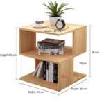 Stylish Wooden Display & Storage Accent Table P#-024 - Image 2