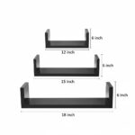 Floating Wall Display Shelves - (3-Piece Set) P#-012 - Image 3
