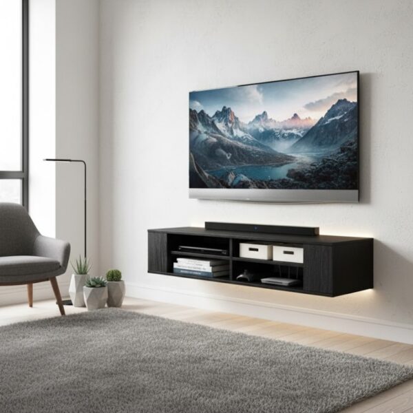 Modern Floating Media Console - 42" - Wall Mounted TV Stand P#-019
