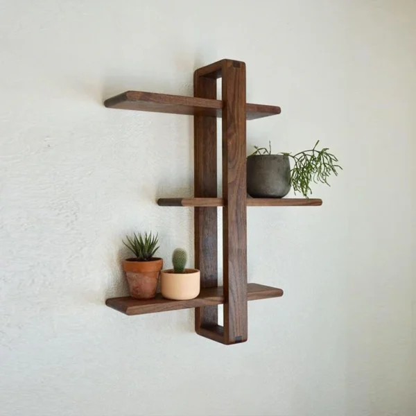 Modern MDF Wall-Mounted Display Shelf – Elegant Decorative Shelf P#-043