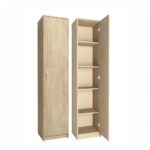 Minimalist space saving cabinet with MDF wood