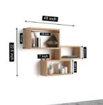 Floating Wall Shelf Set – 48 Inch Wood Display Shelf for Living Room & Bedroom - Image 2