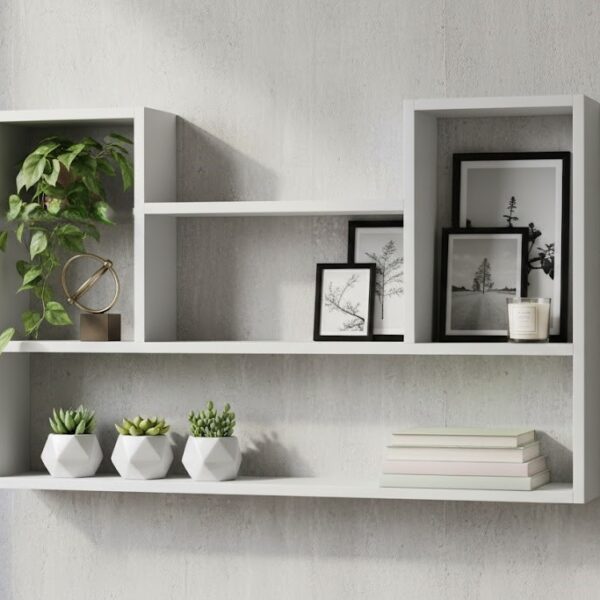 Unique Tetris-Style Wall Shelf | Modern Interlocking Storage Display