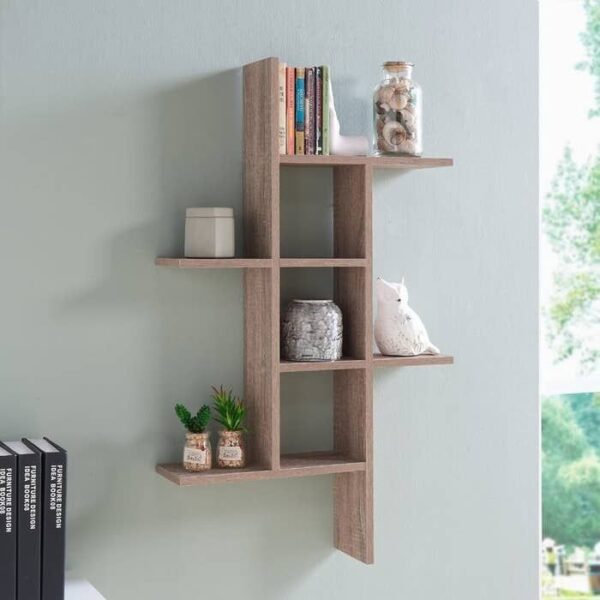 Modern Interlocking Wall Shelf Unit
