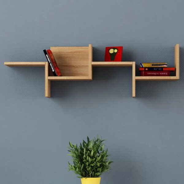 Modern Interlocking Floating Wall Shelf - 45.75"