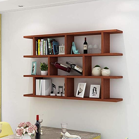wall shelf Contemporary Interlocking Display Shelf – Perfect for Dining & Living - Image 1